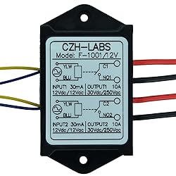 Electronics-Salon 1PCS Dual SPST-NO 10Amp Power