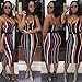 BeautyVan New HOT！ Short Mini Dress Charming Sexy Women's Summer Bandage Bodycon Party Cocktail Beautiful Short Mini Dress (XL, Multicolor)