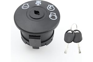 Narcilors Lawn Mower Tractor Ignition Switch with 2 Keys 4 Position 7 Terminals Universal Replacement for Husqvarna Mower 193