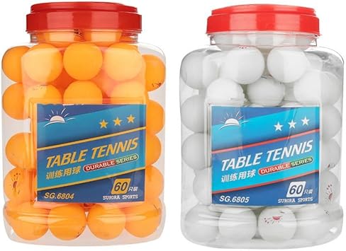 Amazon Com Orange Ping Pong Ball 60 Pcs 3 Star 40mm Table
