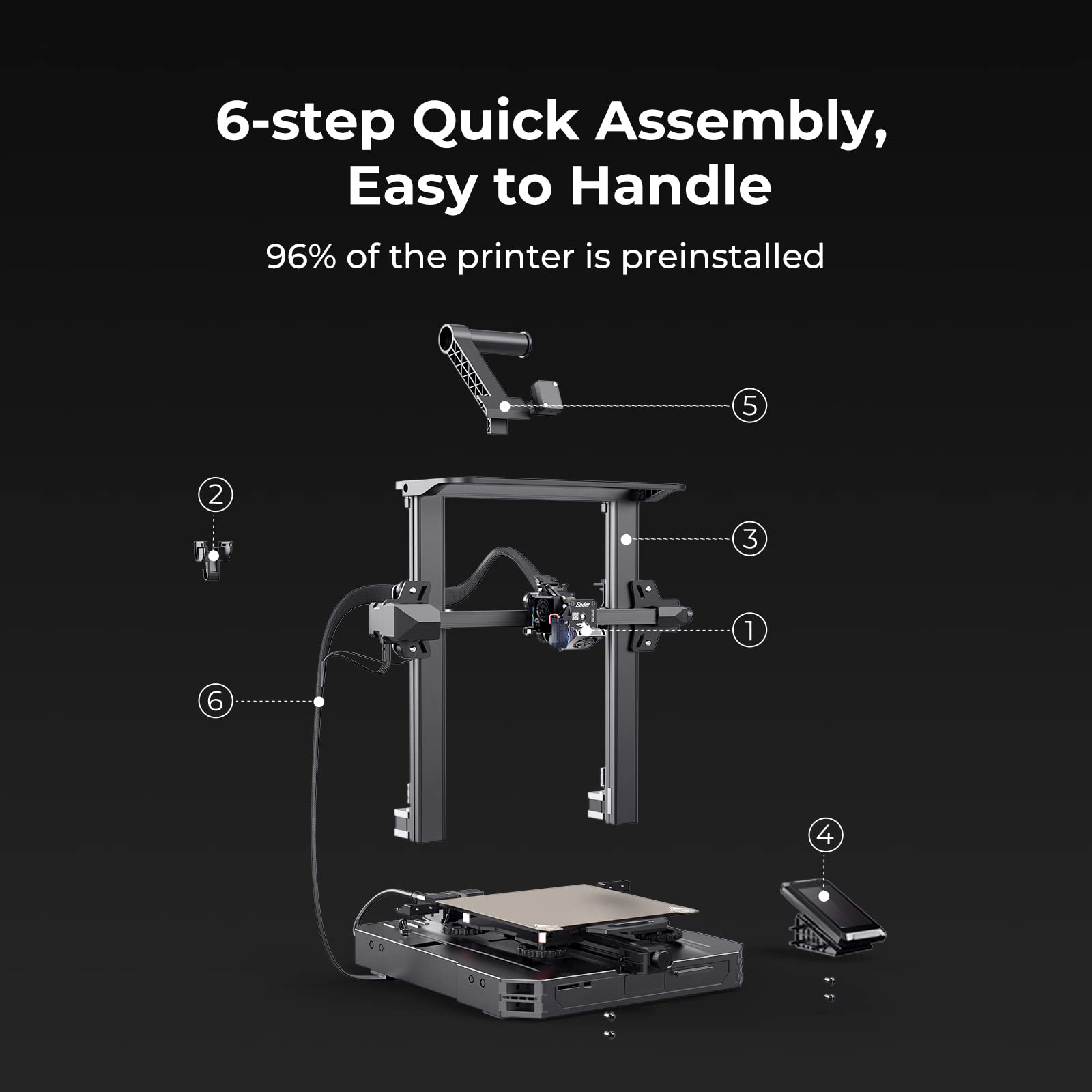 Mua Creality Ender 3 S1 3D Printer with Direct Drive Extruder CR Touch ...