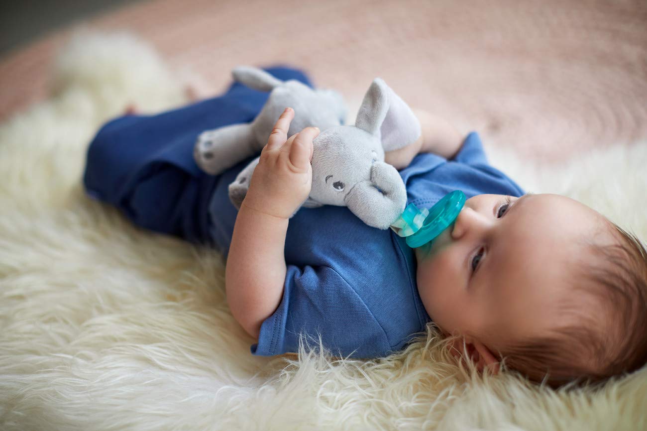 Philips Avent Soothie Snuggle Pacifier, 0m+, Elephant, SCF347/03 eBay