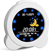 groov e Kidz Sleep Trainer Clock - USB Powered LCD 6 Alarm Sounds view 2