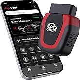 UJS Rocco Pro OBD2 Scanner Bluetooth, ABS/SRS/Transmission, No Subscription | Car Diagnostic Tool for iPhone Android, Full System Diagnose, AI Repair Guide, Used Car Inspect, Code Reader, Vehicles 1996+
