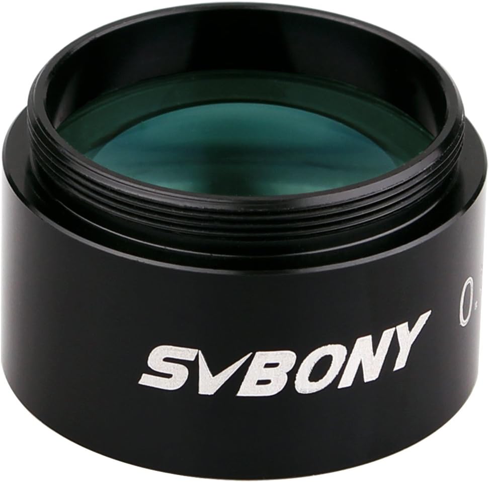 SVBONY Reducer for Telescope 0.5X Focal Reducer 1.25 with CMount