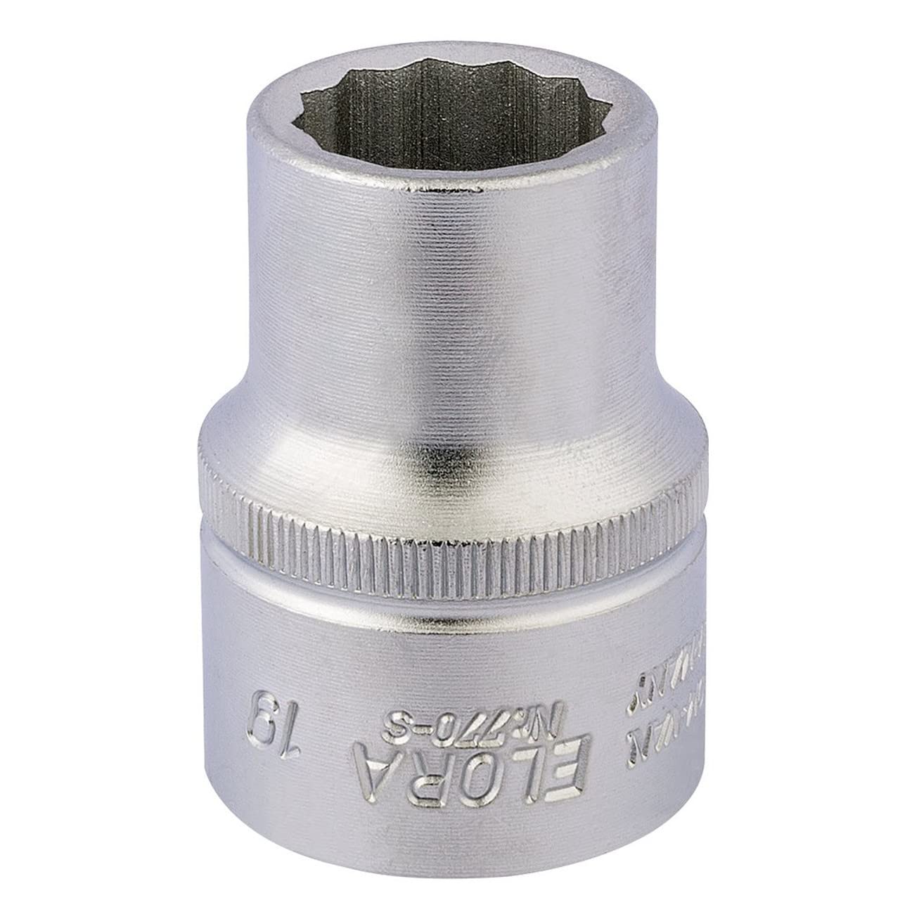 Draper 682 Elora Bi-Hexagon Socket, 3/4" Square Drive, 19mm
