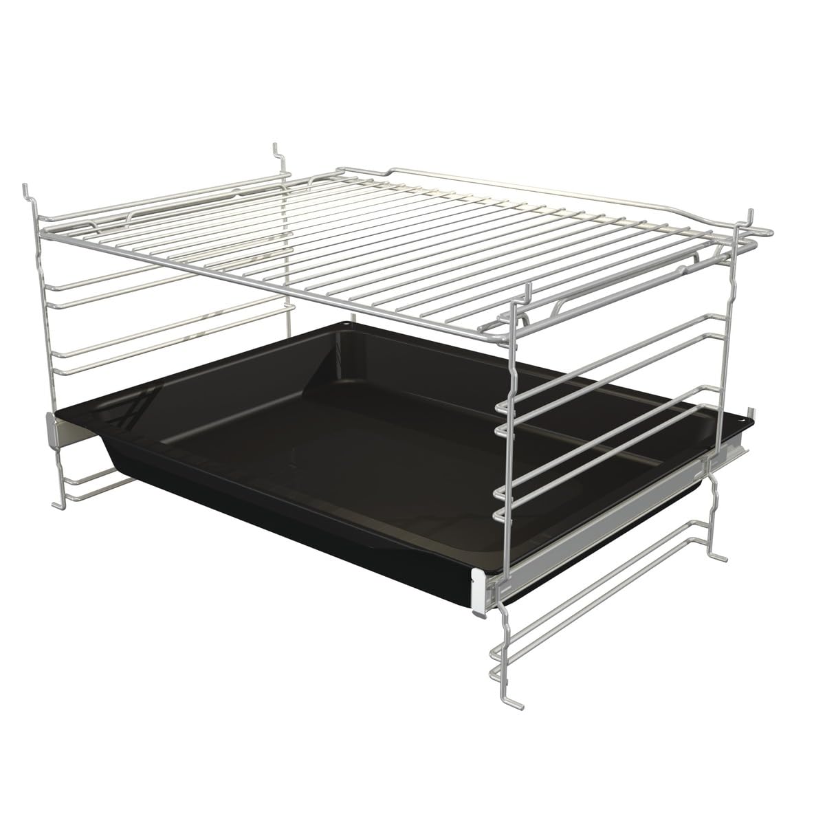 Gorenje Einbauherd-Set Heißluft Inox Set 4 mit Glaskeramik-Kochfeld / 77L / ExtraSteam / GentleClose & Open / EcoClean / AirFry / PizzaMode / PerfectGrill / Teleskopauszüge / Inox-Look 6