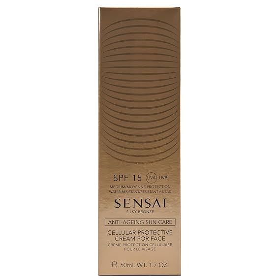 sensai silky bronze cellular protective cream for face spf 50