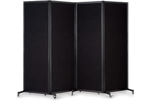 Strongbird Room Divider,Portable Commercial Room Dividers, Privacy Screen Partition Separator,Freestanding Office School Divi
