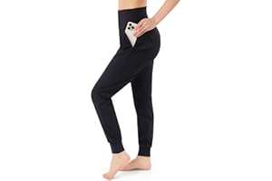 SATINA High Waisted Leggings for Women - Capri, Full Length, with Pockets, Ribbed, Tummy Control & Joggers