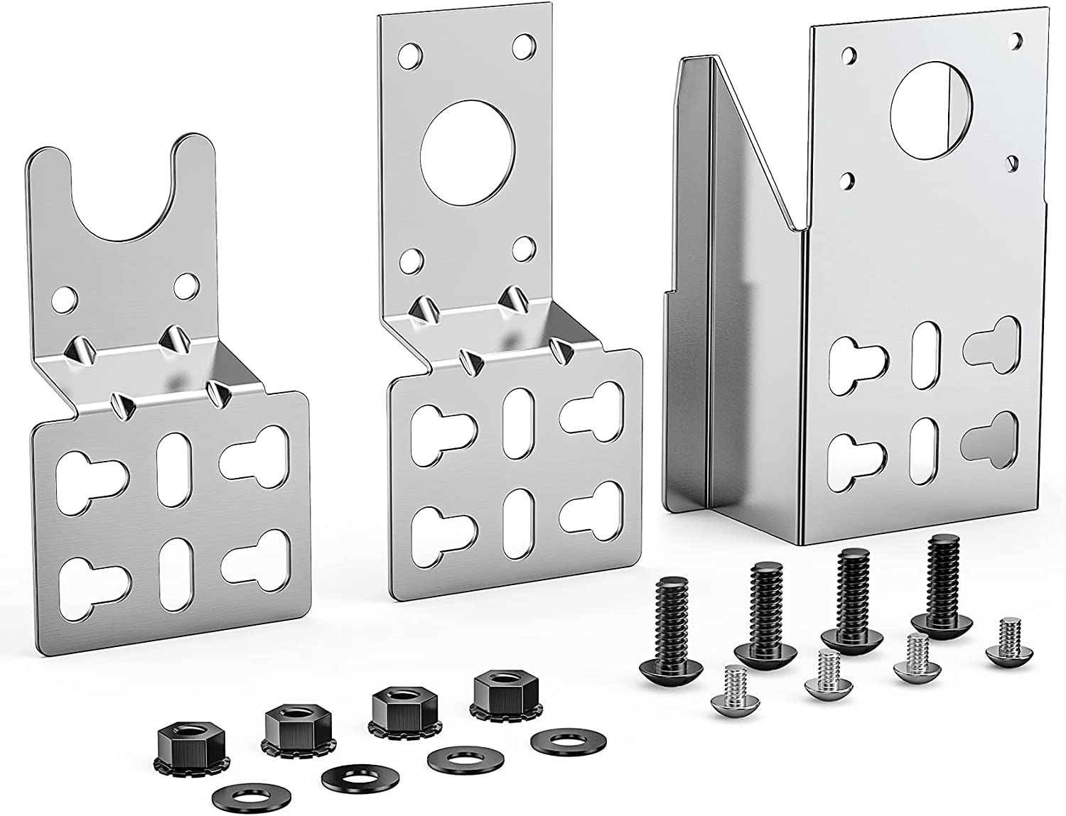 Photo 1 of Onlyfire 6902 Universal Barbecue Grill Stainless Steel Rotisserie Motor Bracket Set