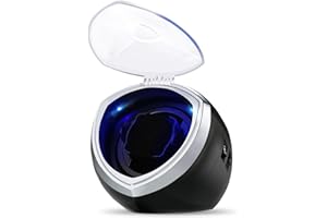 HiPai Single Automatic Watch Winder with Quiet Motor, 4 Rotation Mode Settings, Suitable for Men’s and Ladies Wrist Watch
