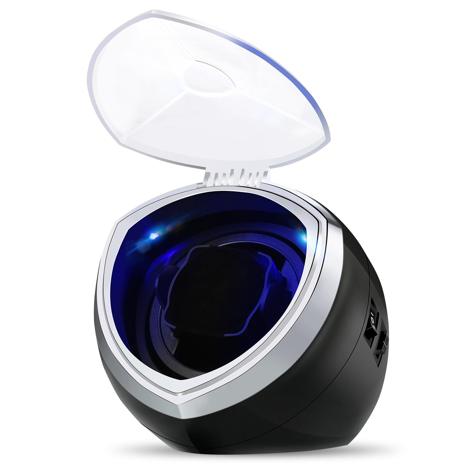 HiPai Single Automatic Watch Winder with Quiet Motor, 4 Rotation Mode Settings, Suitable for Men’s and Ladies Wrist Watch