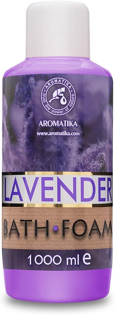 AROMATIKA Lavender Bath Foam 1000ml Relax Sleep Aromatherapy Spa Body Care