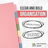 The Paper Shop File Dividers A4 10 Part Binder & Lever Arch Dividers view 5