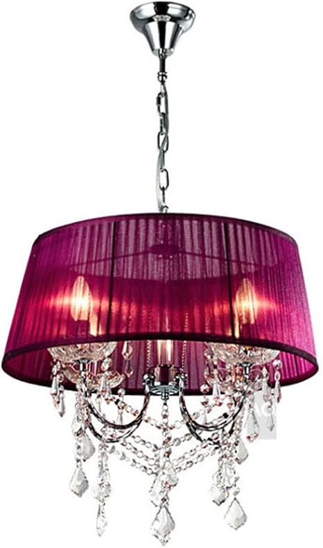 moderna cadena de cristal para comedor