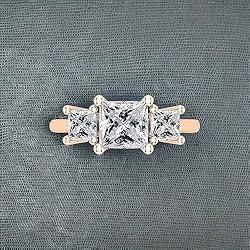 Dazzlingrock Collection Princess Lab Created White
