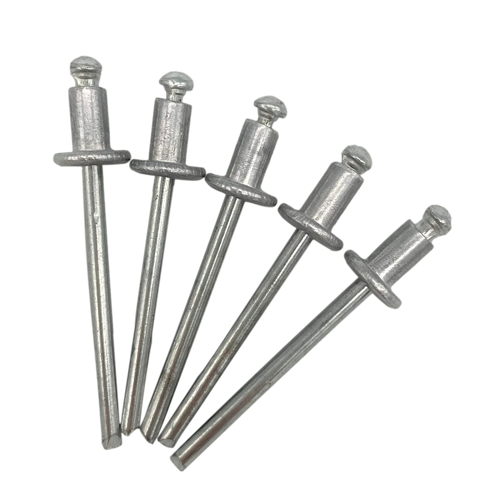 (Pack of 100 pcs) Blind Rivets 4.0 x 6 mm, Dome Head Open Type, DIN 7337, Aluminum Rivet and Steel Mandrel, Pop Rivets (100, 4.0 x 6 mm) — image 1
