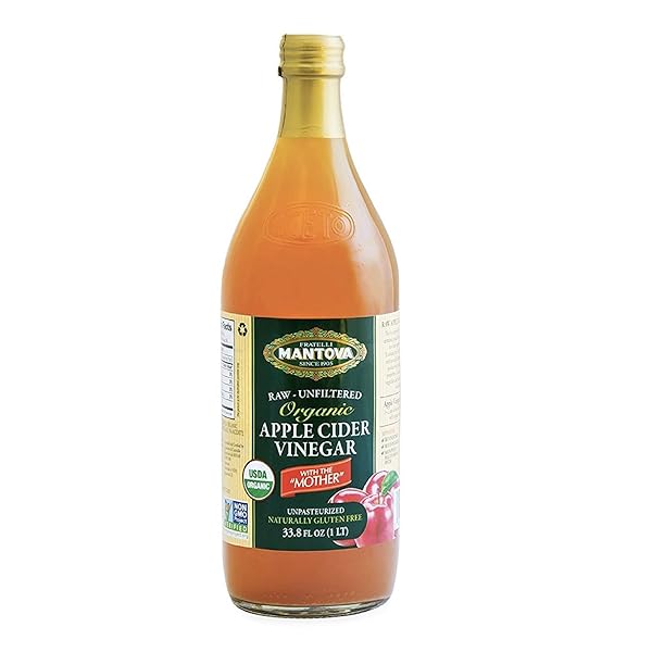 100% RAW UNFILTERED ORGANIC APPLE CIDER VINEGAR WITH...