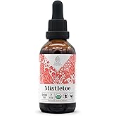 Mistletoe USDA Organic Alcohol-Free Extract | Dietary Supplement, High-Potency Tincture | Natural Certified Organic Mistletoe (Viscum Album) Dried Herb (2 oz)