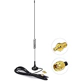 Bingfu Dual Band 978MHz 1090MHz 5dBi Magnetic Base SMA Male MCX Antenna for Aviation Dual Band 978MHz 1090MHz ADS-B Receiver 