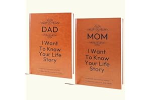 XKFCFC Mom And Dad I Want to Hear Your Life Story Journal (Hardcover). This Journal, Which Includes 250+ Prompt Questions, Is A Sentimental Fathers Day Gift For Dad Thanksgiving Day, Birthdays & Christmas.