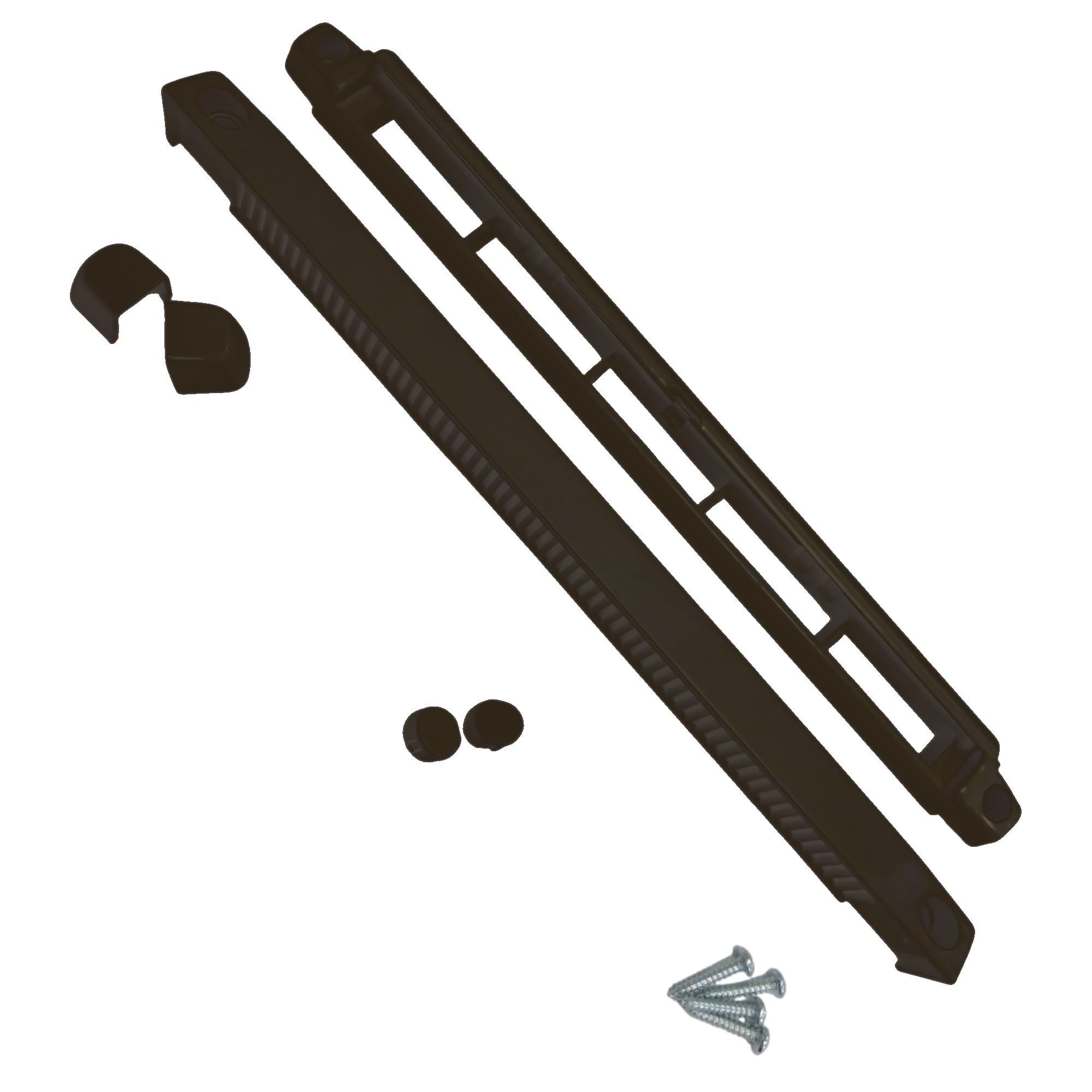 Merriway BH05604 Windows And Door Fully Adjustable Trickle Vent 410 mm (16 Inch) - Brown