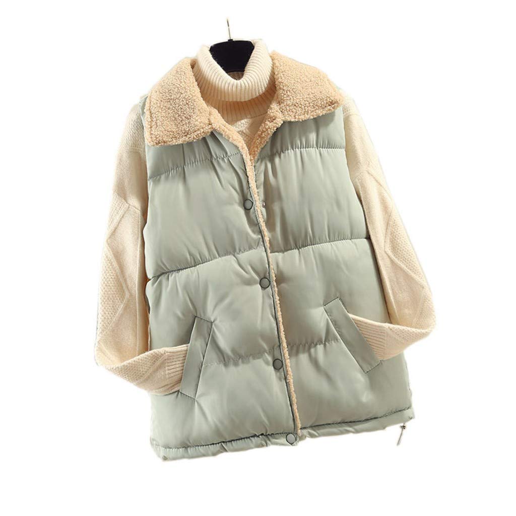 Sunmoot Winter Women Down Vest Lightweight Sleeveless Padded Gilet Outerwear Puffer Waistcoat Jackets Coats