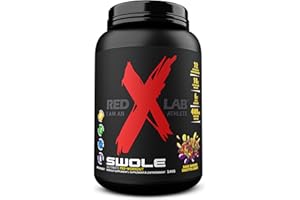 Red X Lab, Swole, Pre-Workout Powder, Pumps & Strength, Extreme Intensity, Hyper Concentrate, Citrulline Malate 2:1, Beta Ala