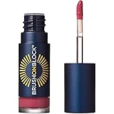 Brush On Block Sun Shine Protective Lip Oil SPF 30, Mineral Protection from UVA/UVB &amp; Blue Light, Hydrating, Cruelty-Free, Gluten-Free, &amp; Vegan, Peony