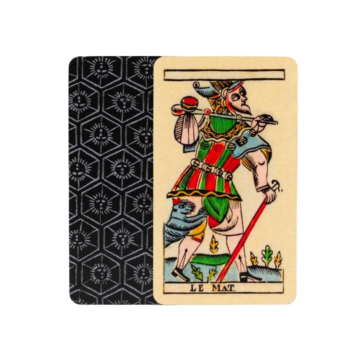 Gassman Tarot de Marseille with | Guide Made in USA | Linen Finish | 78 Cards for Divination | Rigid Box for Storage |