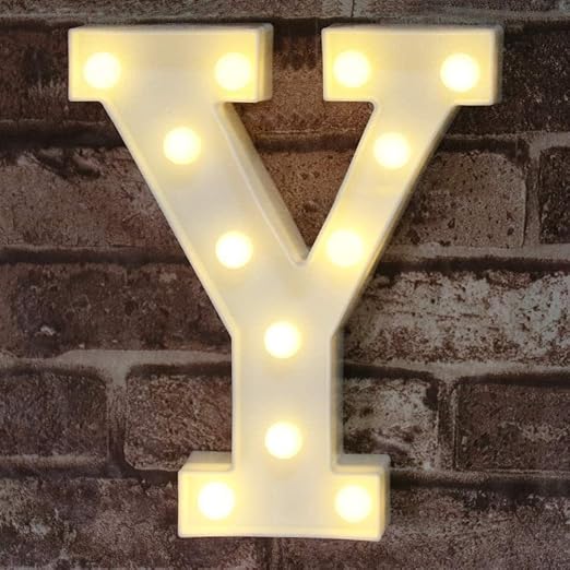 Amazon Com Pooqla Letter Signs Night Lights Led Alphabet Lights