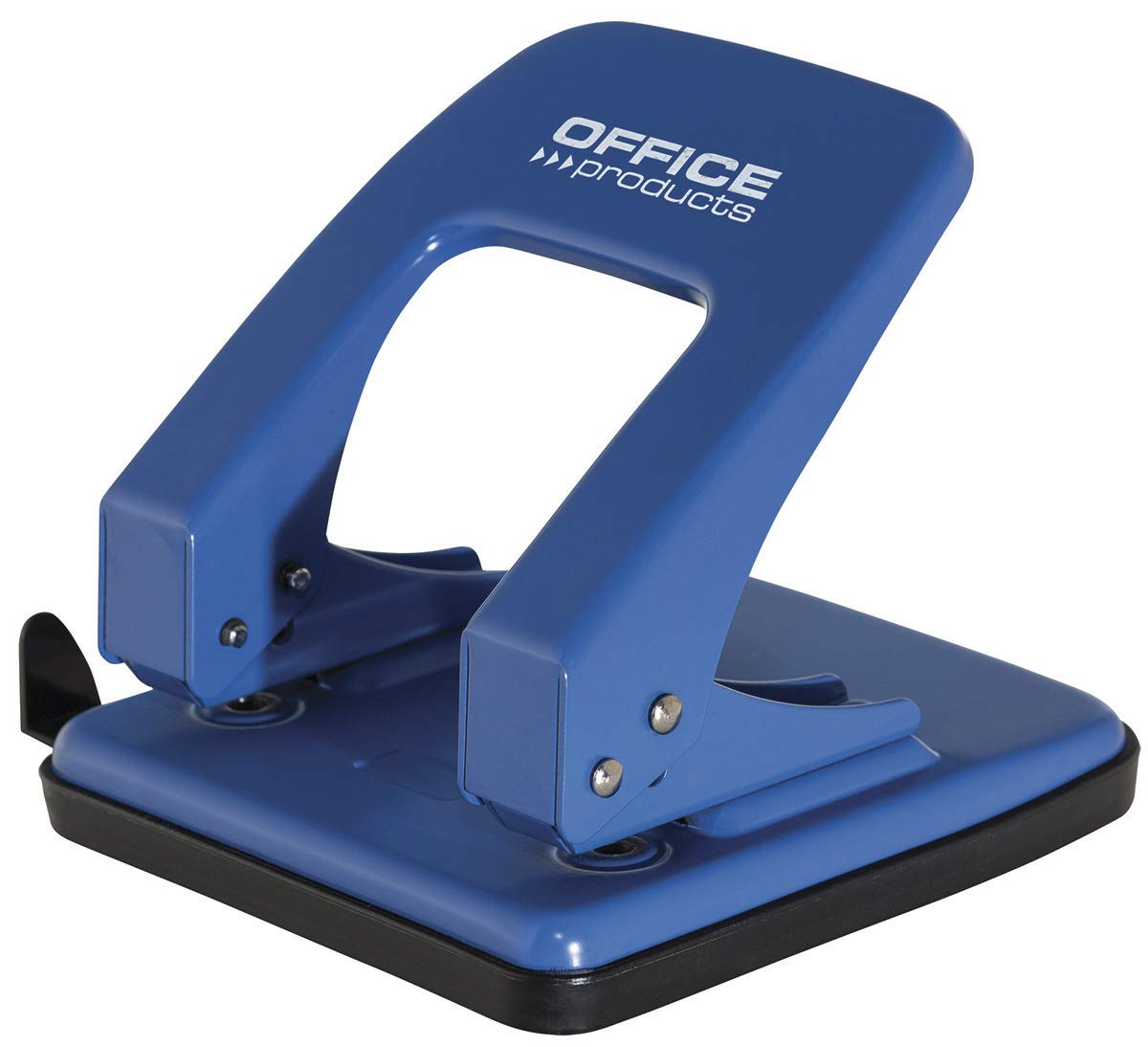 Hole Punch Office Products Punches Up to 40 Sheets Metal Blue/Small Office Accessories/Type-Standard/Material-Metal/Colour-Blue/Size-Q1/US-Quart/888/Folio/A4/A3-E/A5/A6/B5/B6/Ex