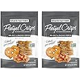Snack Factory Pretzel Crisps, Sea Salt & Cracked Pepper, 7.2 Oz (Pack of 2)