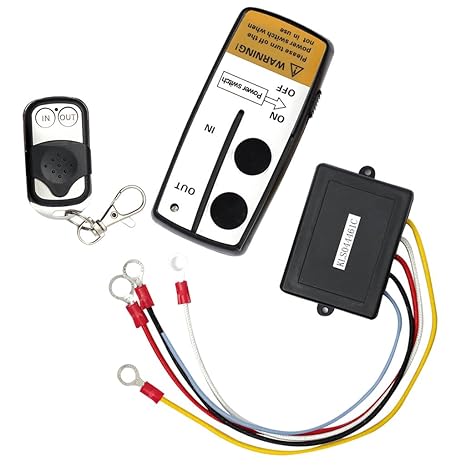 Sharplace 12V Auto Truck ATV SUV Drahtlose Winde Fernbedienung Kit Schalter Handhörer
