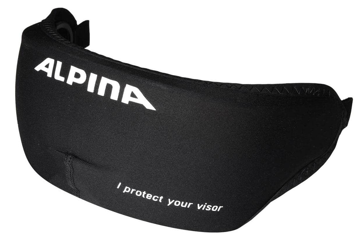 ALPINA Unisex - Adult, VISOR COVER visor protection, black, One Size
