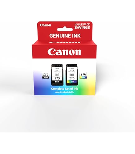 TECKKIN PG-275XL Black Ink Cartridges (2-Pack) – High Yield For Canon PIXMA TR4720, TS3522, TS3722 & More