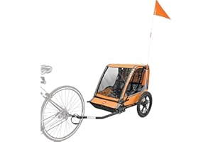 Allen Sports Hi-Viz 2-Child Bicycle Trailer, Model ET2