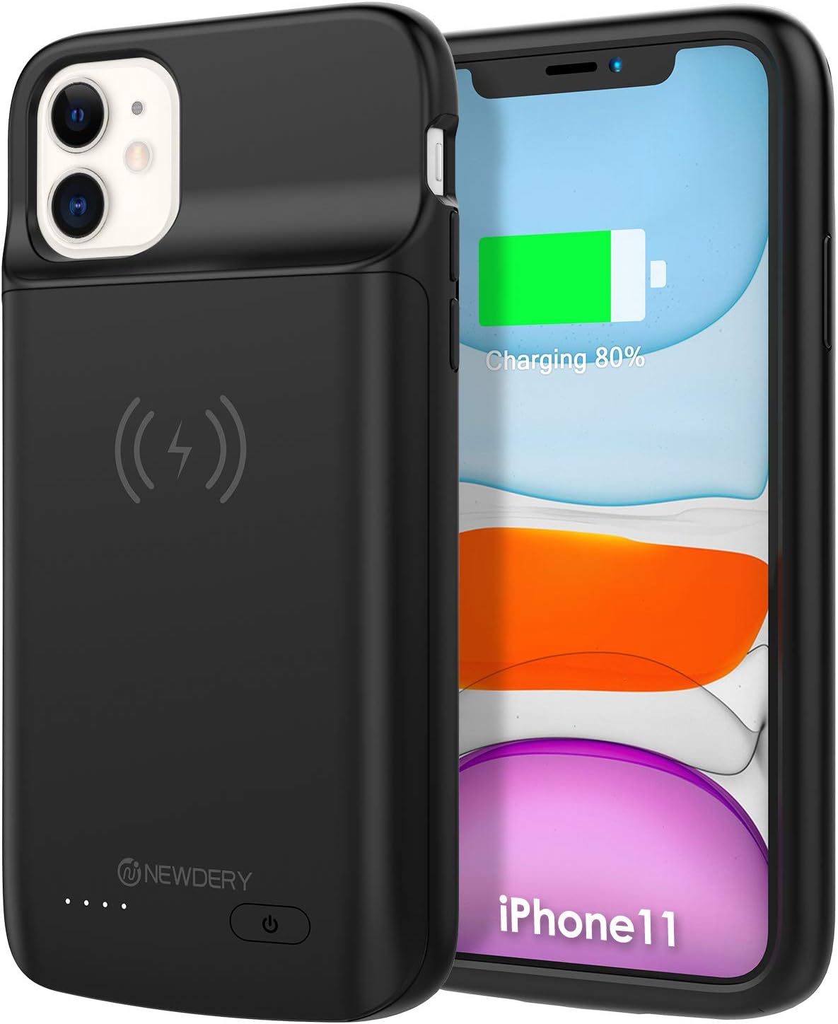 NEWDERY Battery Case for iPhone 11, 5000mAh Battery Amazon.co.uk