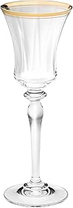 Mikasa Jamestown Gold Wine Glass