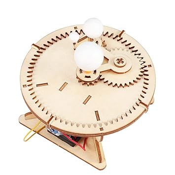 Innersetting Kids DIY Sun-Moon-Earth Geography Model Scientific Experiment Toys Kits