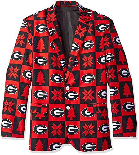 NCAA Georgia Bulldogs Mens Georgia Patches Ugly Business Jacket - Mens Size 46, 46 (Large)