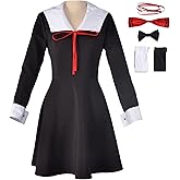 Haikyuu Women's Anime School Uniform Cosplay Costume School Uniform Dress with Headwear Bow Tie for 2 Characters