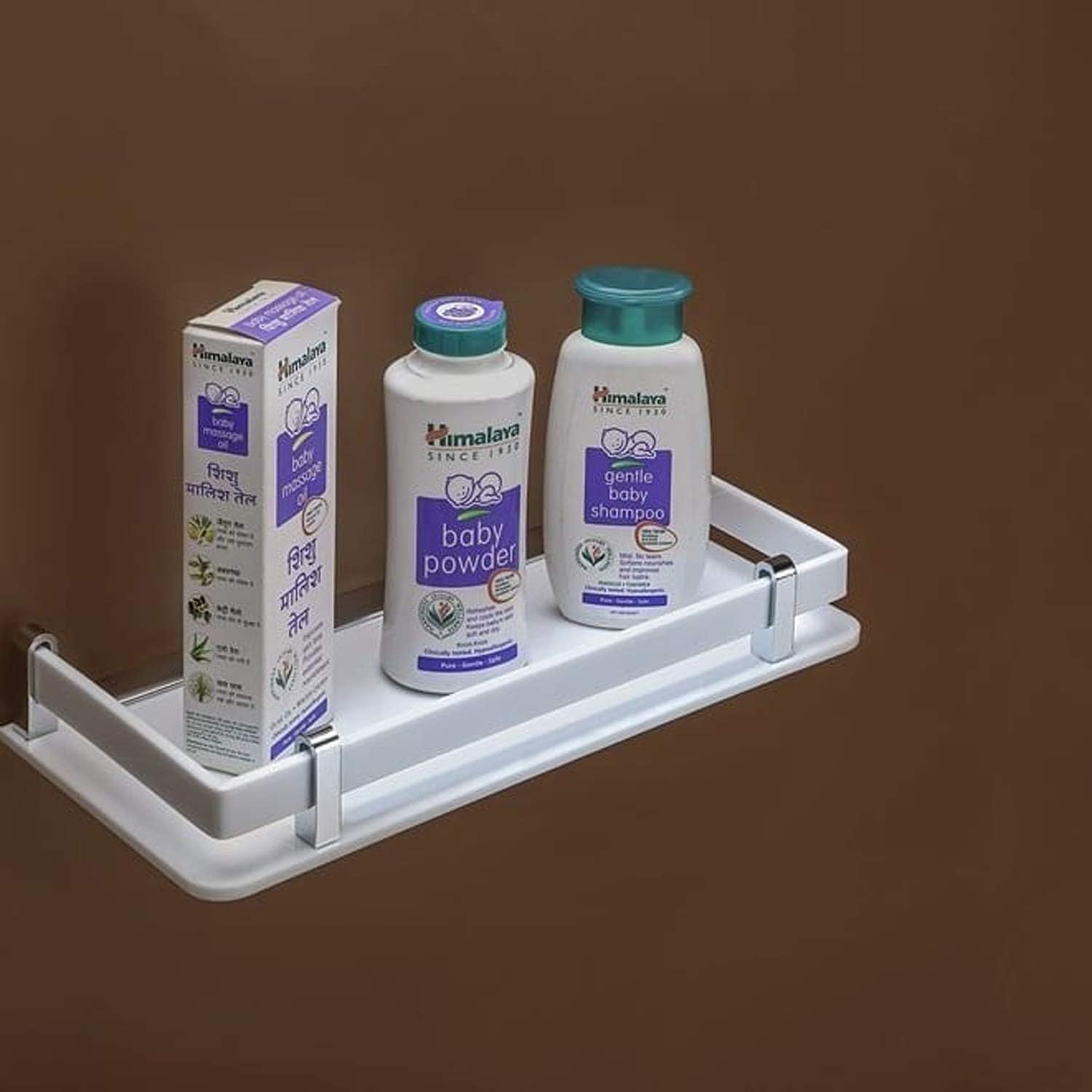 Super Products Acrylic Bathroom Shelf with Acrylic Pati/Rack/Decorative