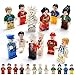 Education Community Minifigures Set of 44 Figures + Weapons set Building Bricks Community Mini People and Accessories (44FIGURES+WEAPON)