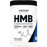 Nutricost HMB Powder (Beta-Hydroxy Beta-Methylbutyrate) 250 Grams - Gluten Free & Non-GMO
