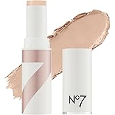 No7 Stay Perfect Foundation Stick - Long-Wear Cream Foundation with Medium, Buildable Coverage - Enriched with Squalene for a Hydrating, Non-Drying & Dewy Finish - Creme (10g)