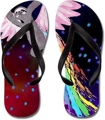 sloth flip flops