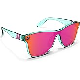 Blenders Eyewear Millenia X2 – Polarized Sunglasses – Flat, Mirrored Lens – 100% UV Protection – For Men & Women