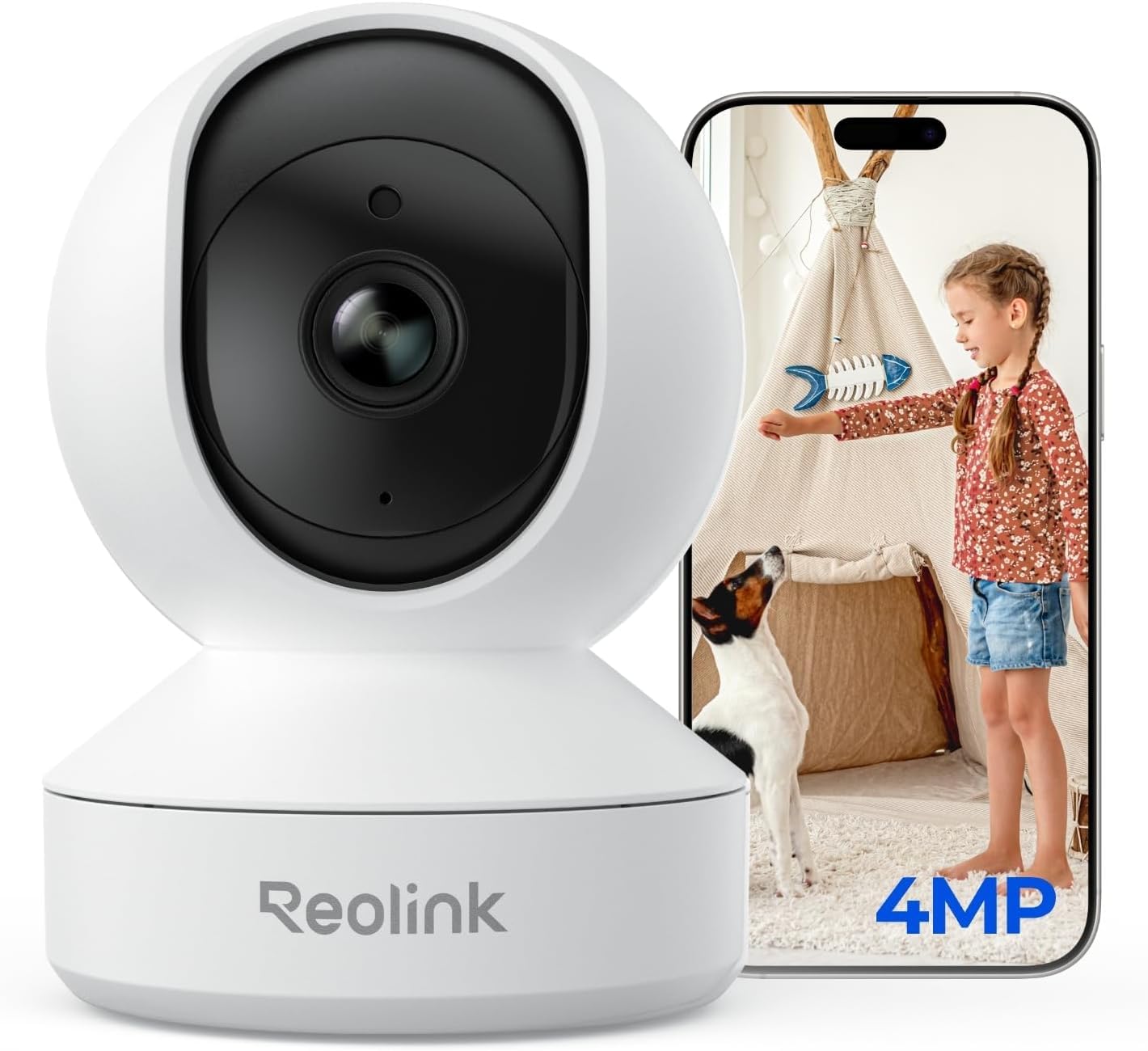 Reolink Indoor Camera 4MP 360°...